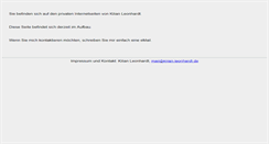 Desktop Screenshot of kilian-leonhardt.de
